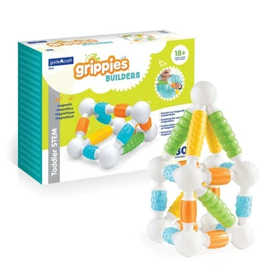 Guidecraft Grippies Soft Grip Builder Set - 30 Pieces - Image 1 of 4