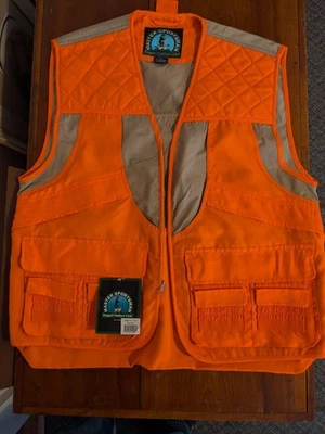 NWT  Vintage Master Sportsman Upland Hunting Vest Mens XL Blaze Orange NEW! - Image 1 of 3