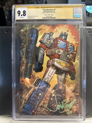 Transformers #7 CGC 9.8 Signature Series Signed By Jonboy Meyers With COA - Image 1 of 4