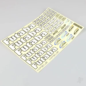 Futaba Car Decal Sheet - Picture 1 of 1