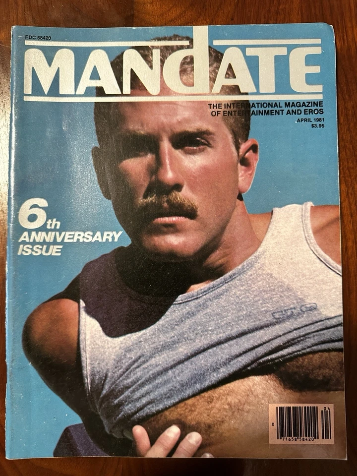 Mandate April 1981 Volume 7, Number 71 Vintage Gay Interest Magazine Jane Fonda Foto 1 de 1
