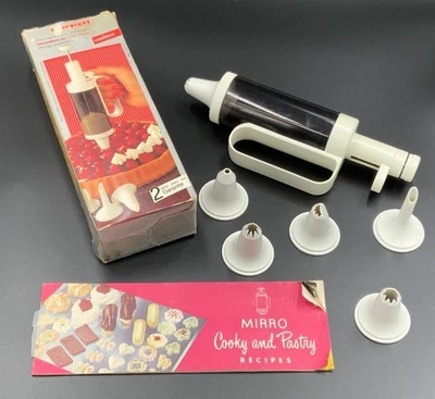 Decorador de pasteles de una mano Leifheit con 6 puntas de fijación hecho en Alemania Occidental #6166F Foto 1 de 4