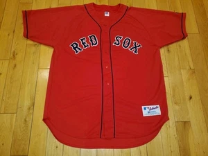 02 Russell Athletic Shea Hillenbrand Boston Red Sox Auténtico Equipo MLB CAMISETA 52 - Imagen 1 de 16