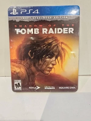 Shadow of The Tomb Raider - Croft Steelbook Edition (PS4) Brand New Sealed! USA - Image 1 of 4