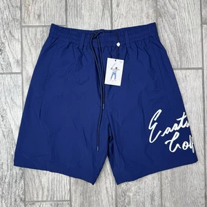 Eastside Golf Blue Shorts Size M Mesh Lined NWT Logo Drawstring Zipper Royal - Picture 1 of 10