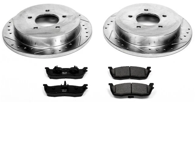 Kit de pastillas de freno trasero y rotor para Lincoln Navigator 2001 2000-2002 YY896JN Foto 1 de 1