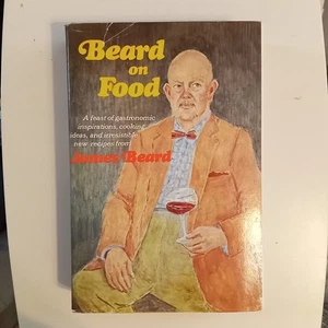 Beard on Food by James Beard 1974 1st Edition Vintage Hardcover Book Foodie Gift - Picture 1 of 12