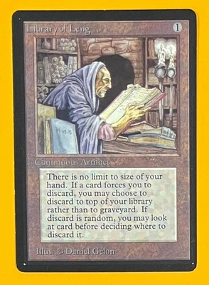 MTG LIBRARY OF LENG Beta (OldManMTG 012-103) - Image 1 of 3