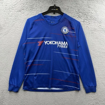 Camiseta de fútbol local Chelsea 2017-18 Yokohama manga larga mediana Foto 1 de 4