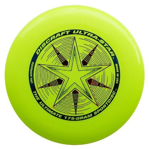 Disco deportivo Discraft USSY 175g Ultra Star amarillo fluorescente - Ultimate Frisbee Foto 1 de 1