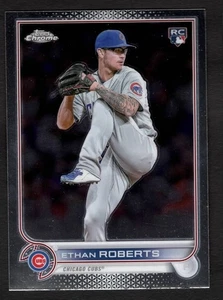 2022 Ethan Roberts Topps Chrome Baseball Rookie Debut RC Cubs USC31 - Picture 1 of 2