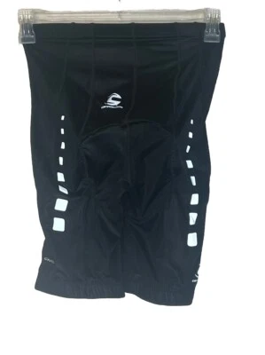 Cannondale Chrono Cycling Shorts Women’s Sz L Padded Thigh Gripping M234 EBO USA - Image 1 of 4
