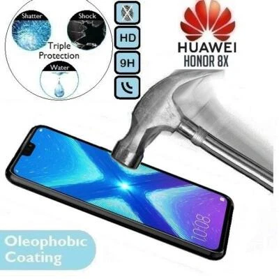 100%Genuine Tempered Glass Screen Protector (JSN-L21/L22/L23)For Huawei Honor 8X - Image 1 of 2