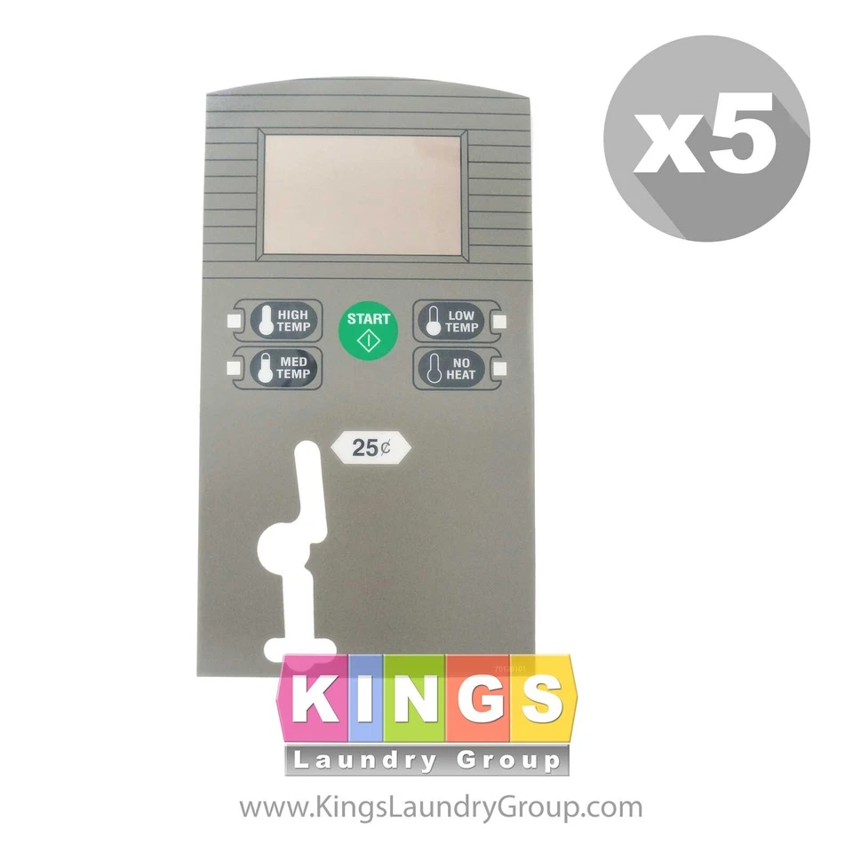 Superposición de computadora 5PK 70136101. Secadora apilable para Huebsch 300DRG Foto 1 de 1