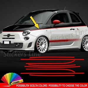 Adhesive Strips Fiat 500 Bicolor Body Trim 18 Mm - Picture 1 of 1