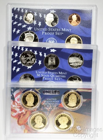 2008 San Francisco Clad Proof Set / OGP Packaging / No Stickers or Writing Cover