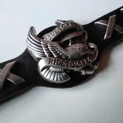 Armband Biker Schmuck Adler - Bild 1 von 4
