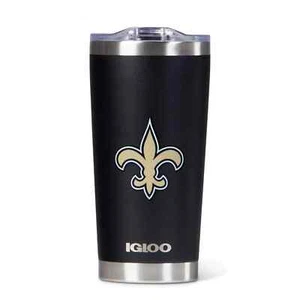 New Orleans Saints NFL Igloo Stainless Steel 20 oz. Tumbler NEW - Picture 1 of 4