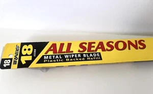 Vtg Rally's ALL SEASONS METAL 18” Windshield Wiper Blades #21618 - Picture 1 of 4