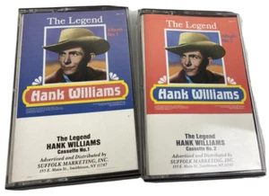 The Legend Hank Williams Vol 1 & 2 Cassette Tapes SMIC-110AS & SMIC-111AS - Picture 1 of 10
