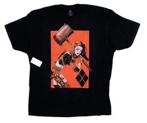 Harley Quinn TShirt Pose Batman Unisex Adults Hammer Design 100% Cotton 2X Large - Picture 1 of 5