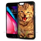 ( For Iphone 6 / 6s ) Back Case Cover Aj10647 Cute Pussy Cat