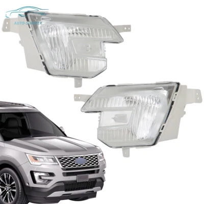 Juegos de luces antiniebla laterales derecho e izquierdo para Ford Explorer 2016-2019 con bombillas Foto 1 de 4
