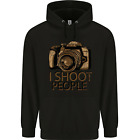 Photography I Shoot People Photographer Mens 80% Cotton Hoodie