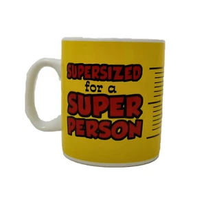 Tazza da caffè da tè extra large SUPER TAGLIE nera gigante regalo festa del papà tazza papà figlio - Foto 1 di 3
