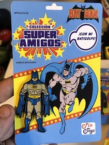 Super Powers Batman DC metal enamel Pin vintage Kenner fan made last ones! - Picture 1 of 6