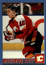 1995-96 Bowman Calgary Flames Hockey Card #122 Ladislav Kohn