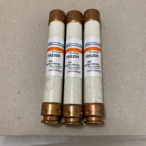 Gould Shawmut Ferraz TRS20R 20A 600V Dual Element Time Delay Fuse - New - Picture 1 of 3