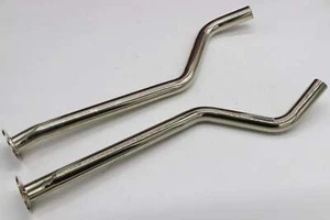 CHROME SHEARER pipes silencer STINGER TUBES for use with OEM airbox Banshee - Picture 1 of 3