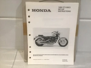 HONDA VT1100C2 1996 GENUINE SET UP INSTRUCTIONS - Picture 1 of 2