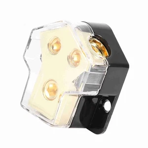 ・Car Audio Power Supply Distribution 1*1GA In 2*4GA Out Block Splitter - Picture 1 of 12