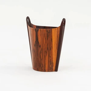 1963 Rosewood Garbage Waste Basket Einar Barnes for P.S. Heggen Made in Norway - Picture 1 of 12