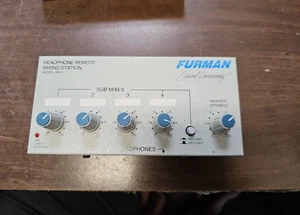 Furman HR-6 Personal Headphone Mixer Monitor for HDS-6 Distribution System - Picture 1 of 3