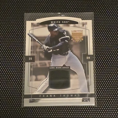 Frank Thomas 2004 Skybox Limited Edition Jersey Proof  /299 White Sox - Image 1 of 2