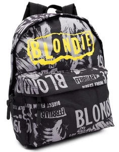 Mochila unisex con logotipo negro Blondie - Imagen 1 de 7