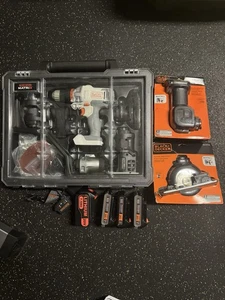 BLACK+DECKER 20V MAX MATRIX Cordless Combo Kit, 6-Tool, - BDCDMT1206KITWC Lot - Picture 1 of 5