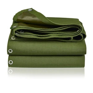 Tarp Canvas,Heavy Duty Waterproof for Outdoors, Truck, Water Resistant, UV Re... - Picture 1 of 8