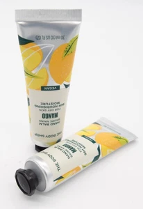 (2) The Body Shop MANGO HAND BALM Cream 96Hr 1oz 30ml Travel Size Lot New - Picture 1 of 5