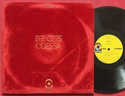 THE BEE GEES~ODESSA 2 LP (1969) ORIG PRESS~RED FELT JACKET ATCO SD 2-702 Foto 1 de 2