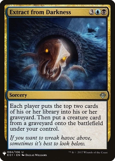 Extract from Darkness - The List Reprints - U - #84 - NM - Image 1 of 1