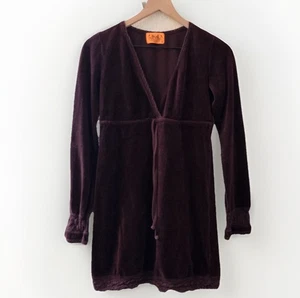 Y2K Juicy Couture Velour Babydoll Dress - Picture 1 of 5