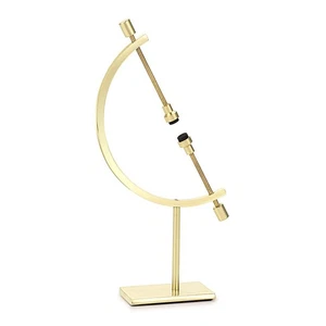 Soporte de esfera dorado soporte de pinza, soporte de exhibición estilo pinza para min... - Imagen 1 de 6
