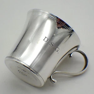 Baby Cup Georg Jensen Inc USA Sterling Silver Mono DSG - Picture 1 of 5