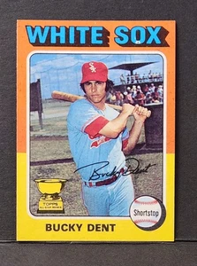 1975 Topps Set-Break #299 Bucky Dent Chicago White Sox ¡¡CRISP!! NM-MT O MEJOR  - Imagen 1 de 6