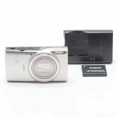 Fotocamera digitale compatta Canon IXY 650 argento ottima testata dal Giappone - Immagine 1 di 4