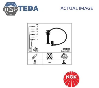 8541 IGNITION CABLE SET LEADS KIT NGK FOR MAZDA 2 1.4,1.3 L,1.6,1.25,1.2 - Image 1 of 4